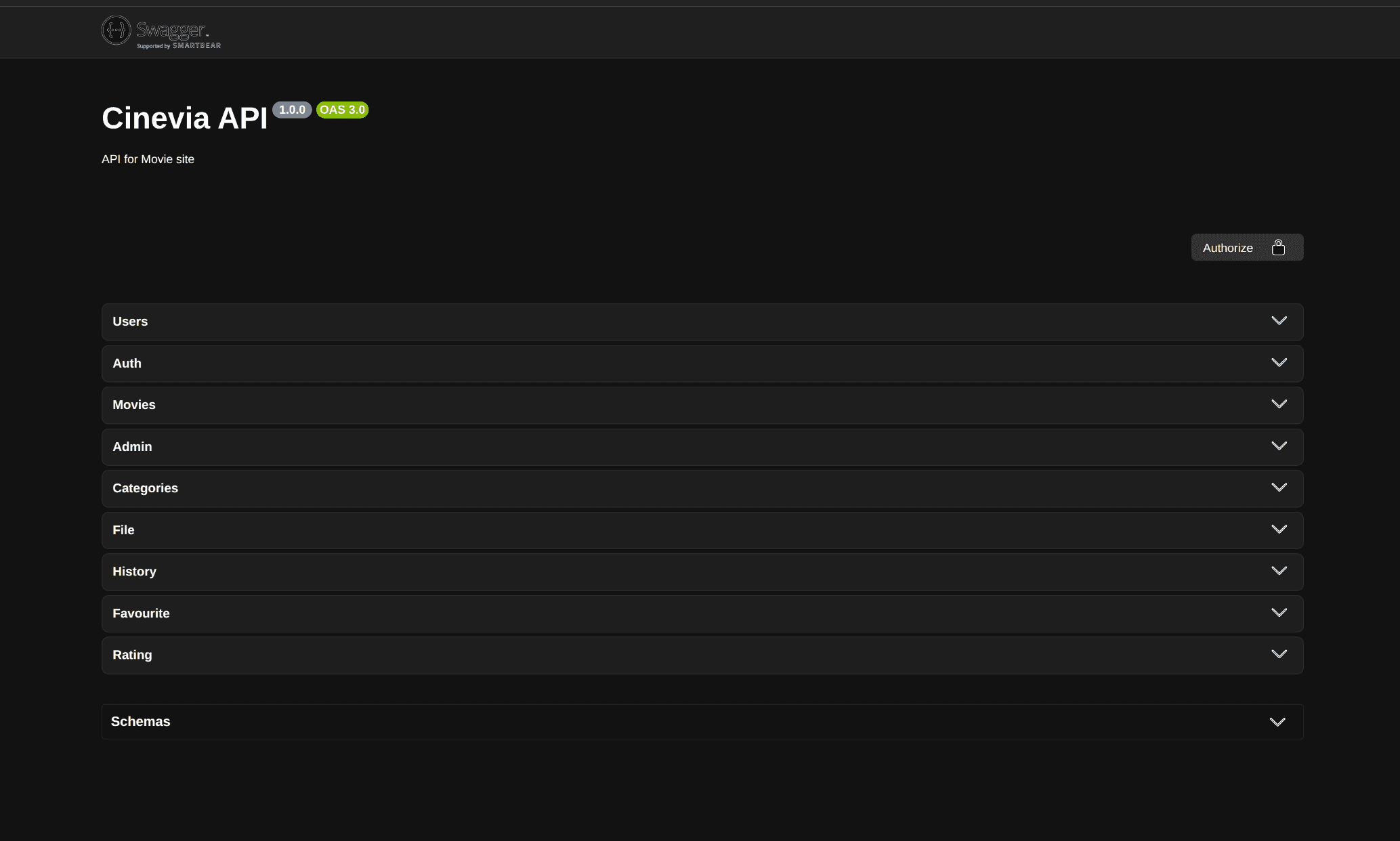 Cinevia API - Backend API powering Cinevia — a free online movie streaming platform. Handles authentication, movie data, user management, and secure transactions.